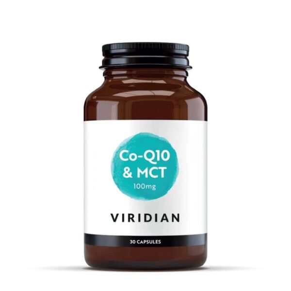 maisto papildas co enzyme q10 with mct viridian