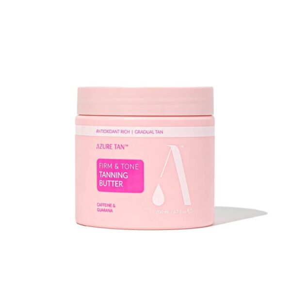azure tan firm tone tanning butter stangrinantis savaiminio idegio kuno sviestas