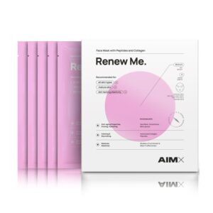 greito poveikio anti aging veido kauke su peptidais ir kolagenu aimx renew me