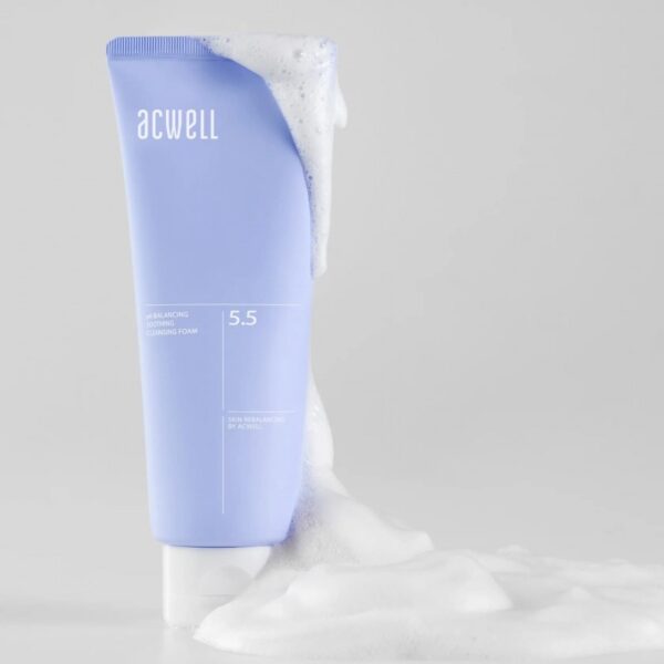 acwell zemo rugstingumo ph lygi balansuojancios valomosios putos ph balancing soothing cleansing foam