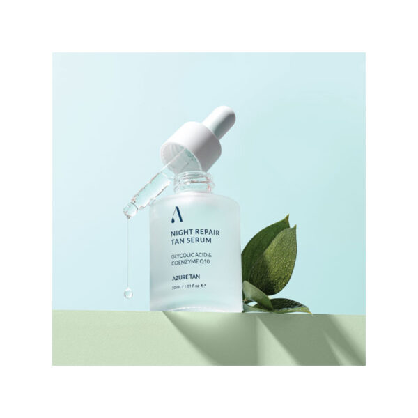 azure tan night repair tan serum niacinamido veido serumas su savaiminio idegio efektu